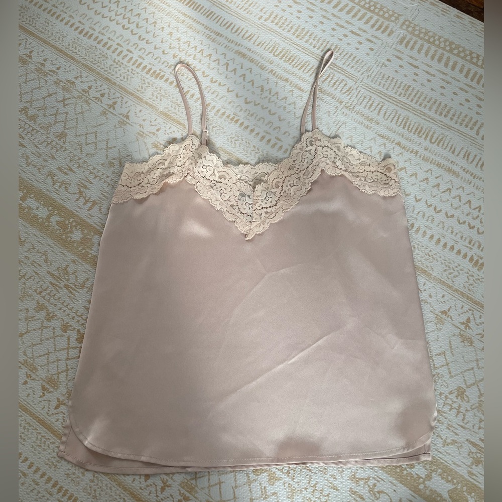 Aqua lace cami